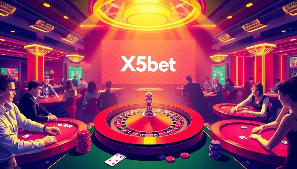Experience the excitement of Caisno X5bet with vibrant casino games, roulette tables, and thrilling gameplay.