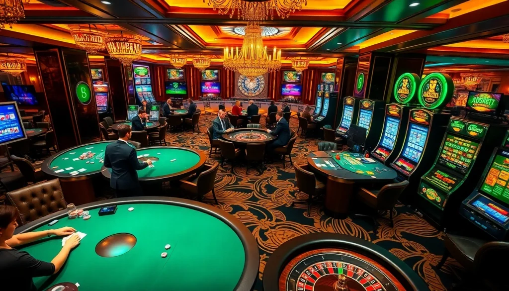 X5bet players enjoying a thrilling game at a vibrant casino table filled with action and excitement.